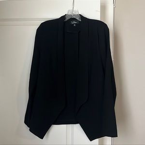 Lulu's Black Thin Polyester Blazer